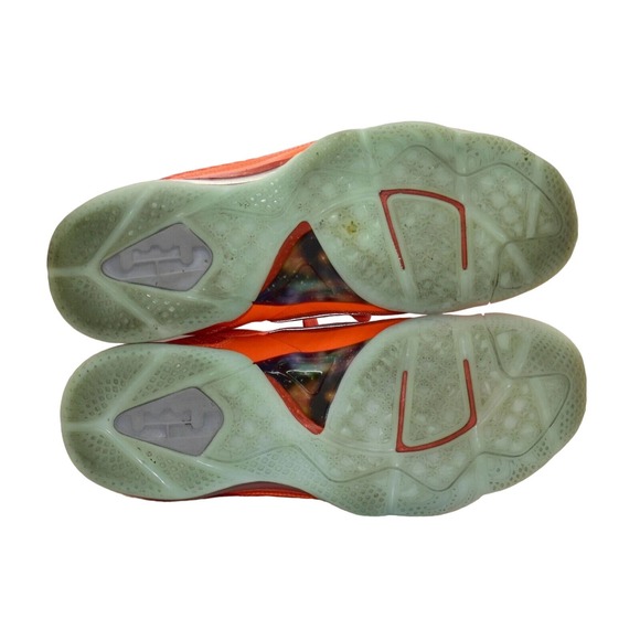 D0 Auth NIKE Lebron IX Big Bang Total Orange/Reflect Slvr Shoes DH8006-800 Sz 10 main image 7